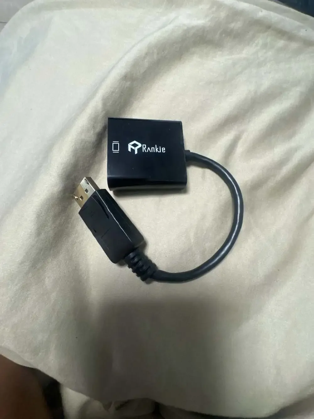 Rankie DisplayPort to VGA Adapter (Male to Female) 1080P Video Converter
